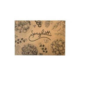 MANTELES INDIVIDUALES DE PAPEL SPAGHETTI X 10 UNID