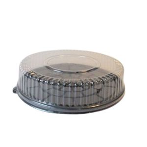 TORTERAS PET N° 360 NEGRA 56MM A 296MM D X 10 UNIDADES