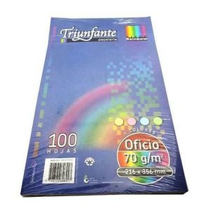 REPUESTO MULTICOLOR OFICIO TRIUNFANTE X PAQ. 100HJS