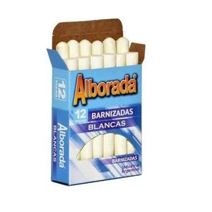 TIZAS ALBORADA X 12 BLANCA