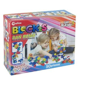 BLOQUES X 50 PZAS SAN REMO EN CAJA C/ RUEDAS X UNID