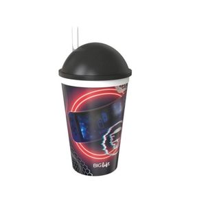 VASO 16 OZ CON TAPA DOMO GAME ZONE