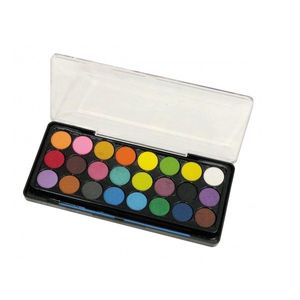 ACUARELAS "IBI" ESTUCHE X 24 PASTILLAS + PINCEL