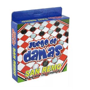 JUEGO DE DAMAS "SAN REMO" X UNIDAD