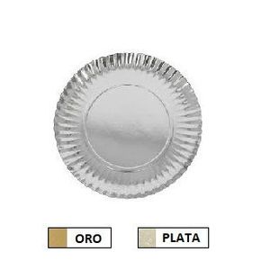 PLATOS CARTON REDONDO N° 3 -22CM- X UN
