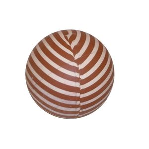 PELOTA DE GOMA N° 4 RAYADA X UNIDAD