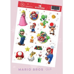 STICKERS PC MARIO BROS X UNID