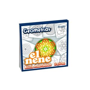 BLOCK "EL NENE" MANDALAS GEOMETRIAS 15 X 15 24HJS X UNID