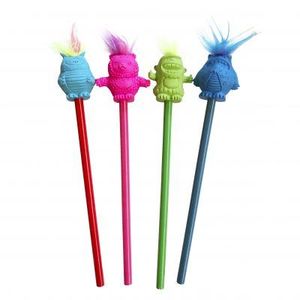 LAPIZ "EZCO" CON GOMA FANTASIA MONSTERS X UNIDAD