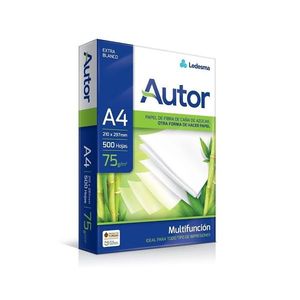 RESMA A4 75GRS "AUTOR" X UNIDAD