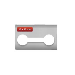 ETIQUETAS "PEGASOLA" LISA 10 X 35 -3019- X UNID