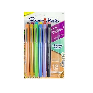 BOLIGRAFOS PAPER MATE AROMAS X 12 UN