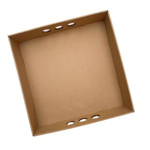 CESTA DE CARTON 30 X 30 X 6 MARRON X UNIDAD