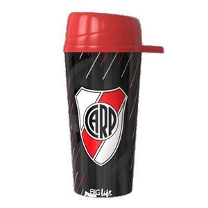 VASO PLASTICO 530ML TAPA MOVIL RIVER X UNIDAD