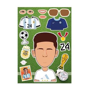 STICKERS MAKE A FACE PC ENZO FERNANDEZ X UNID