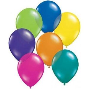GLOBOS "FIESTA LOCA" COLOR 9" X PAQ 50 UNID