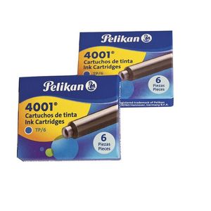 CARTUCHO TINTA PELIKAN ESTUCHE X 6 UNIDADES