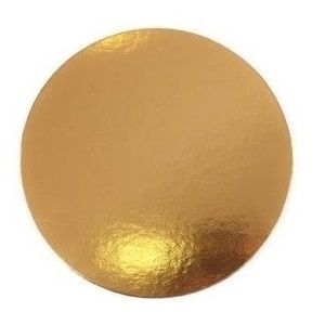 DISCO DE CARTON ORO/PLATA 30CM X UNIDAD