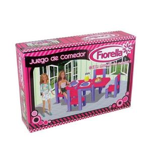 JUEGO DE COMEDOR P/ MUÑECAS FIORELLA X UNID