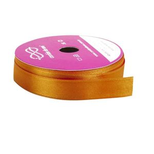 CINTA RASO DOBLE FAZ NARANJA 5MM X 10MTS X UN