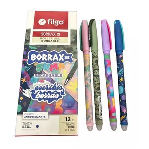BOLIGRAFOS "FILGO" GEL BORRABLE BORRAX SE JUMP X UNID