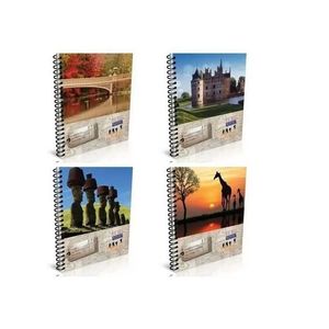 CUADERNO AMERICA TERRA C/E RAYADO 16 X 21 80HJS