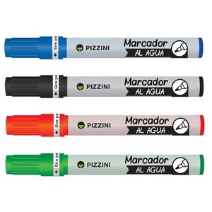 MARCADORES PIZZINI AL AGUA PTA REDONDA COD 1240