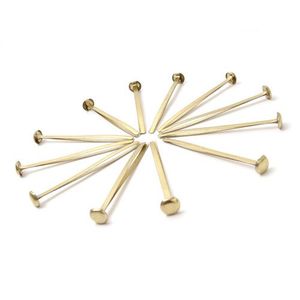 BROCHES DORADOS N° 12 -60MM- X 100 UNIDADES