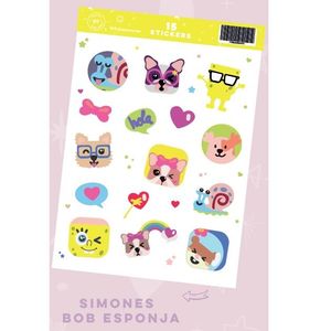 STICKERS PC SIMONES BOB ESPONJA X UNID