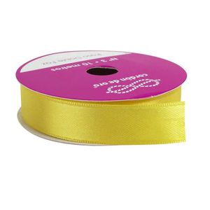 CINTA RASO DOBLE FAZ AMARILLO 15MM X 10MTS X UN