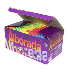 TIZAS ALBORADA COLOR CAJA X 144