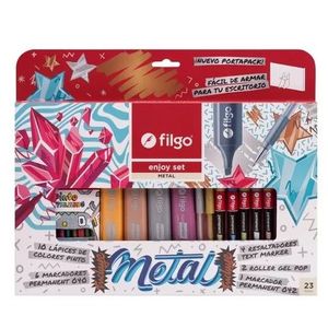 SET ENJOY SET METAL FILGO 23 SURTIDO X UNIDAD