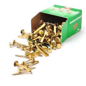 BROCHES DORADOS N° 05 -26MM- X 100 UNIDADES