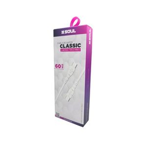 CABLE DE DATOS SOUL CLASSIC USB CLPD60TT2M TC-TC 2M 60W