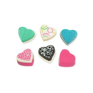 MOLDE PLACA 581, BOMBONES CORAZONES X10 X UNID