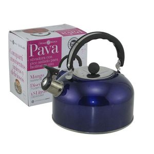 PAVA SILBADORA DE ACERO 1.8L COLOR 113-00102 X UNIDAD