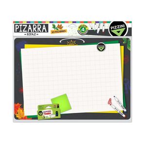 PIZARRA BIFAZ "PIZZINI" C/ MARCADORES ESTACIONES X UNIDAD