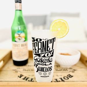 VASO PLASTICO FERNET "WM" 70-30 X UNID