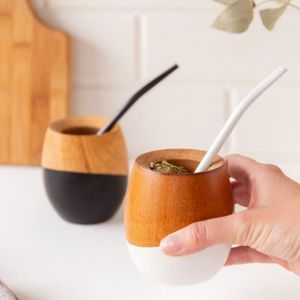 MATE DE MADERA EMMA C/ BOMBILLA SURTIDOS X UNIDAD