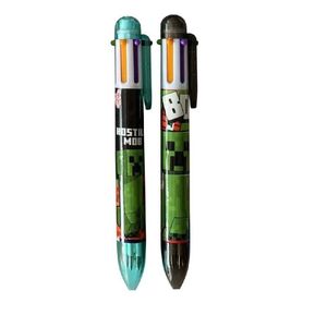 LAPICERA BALLPEN 6 COLORES MINECRAFT X UNI