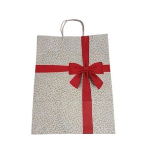 BOLSAS FANTASIA "BP" 30X12X41 REGALO ROJO FDO BLANCO X UNID