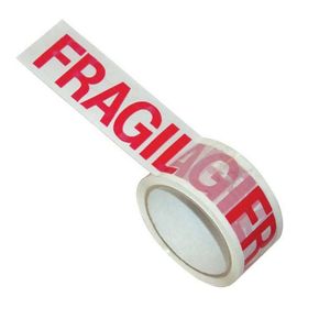 CINTA ADHESIVA "RAPIFIX" TEXTO FRAGIL 48 X 50 X UNIDAD
