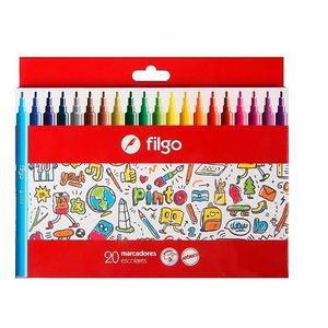 MARCADORES FILGO COLOR ESCOLARES X 20 UNIDADES