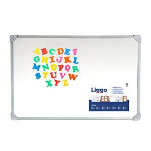 PIZARRA BLANCA MAGNETICA "LIGGO" 70 X 100 X UNIDAD
