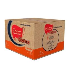 TOALLA INTERCALADA ECCO BLANCA 4 PLIEGOS X 2500