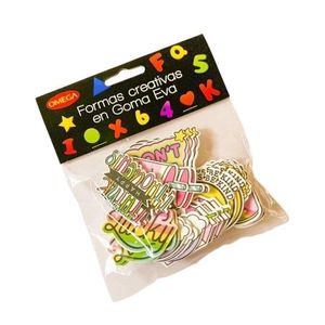 GOMA EVA FORMAS AUTOAD. ARCOIRIS, FACE, ETC 250835