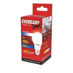 LAMPARA LED EVEREADY EV14A1521B-A 14W LUZ BLANCA
