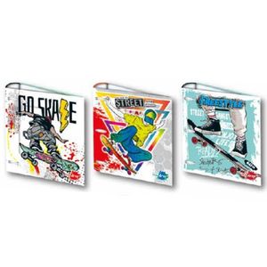 CARPETAS ESCOLARES SKATE 3X40 X UNID