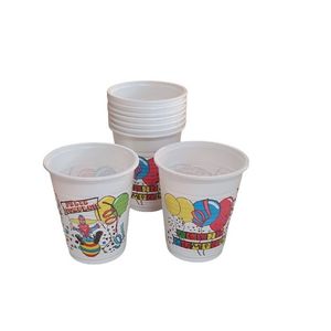 VASOS PLASTICOS FELIZ CUMP 180CM3 "HUHTA" X 100 UN