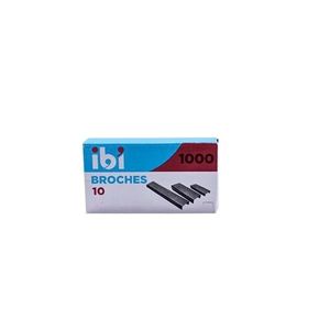 BROCHES "IBI" N° 10 X CAJA 1000 UNIDADES